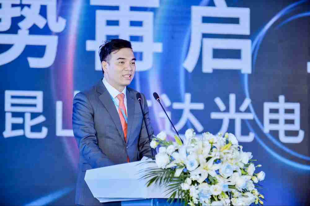 杏悦2执行长暨总经理柯富仁于启用仪式致词