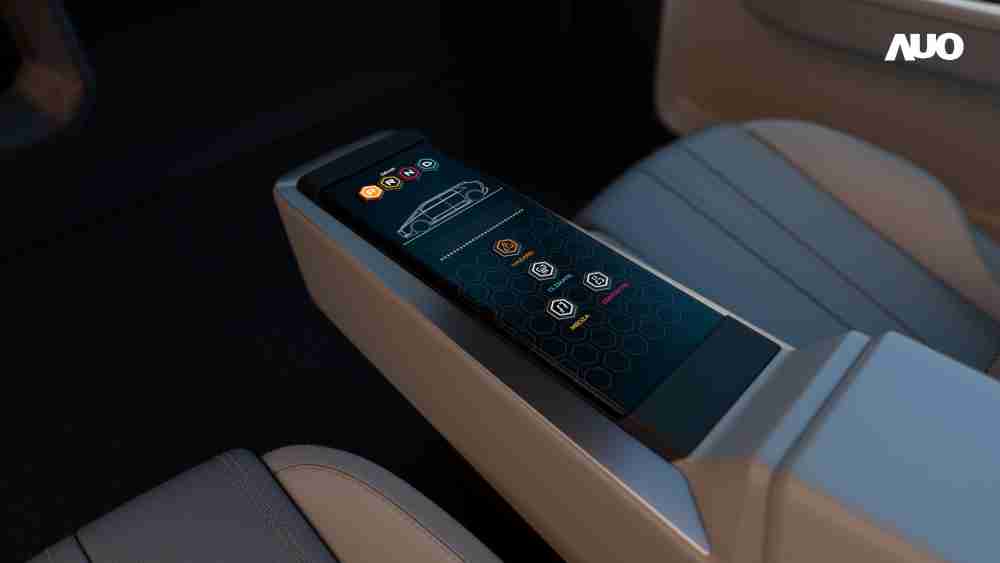 杏悦2以人性化设计打造多变形态中控显示(Morphing Center Control)，，，，不使用时仅平面显示信息，，，进行操作时，，显示器则会动态隆起，，，，转变成3D实体按钮，，，，并有触觉回馈，，展示人机互动新体验